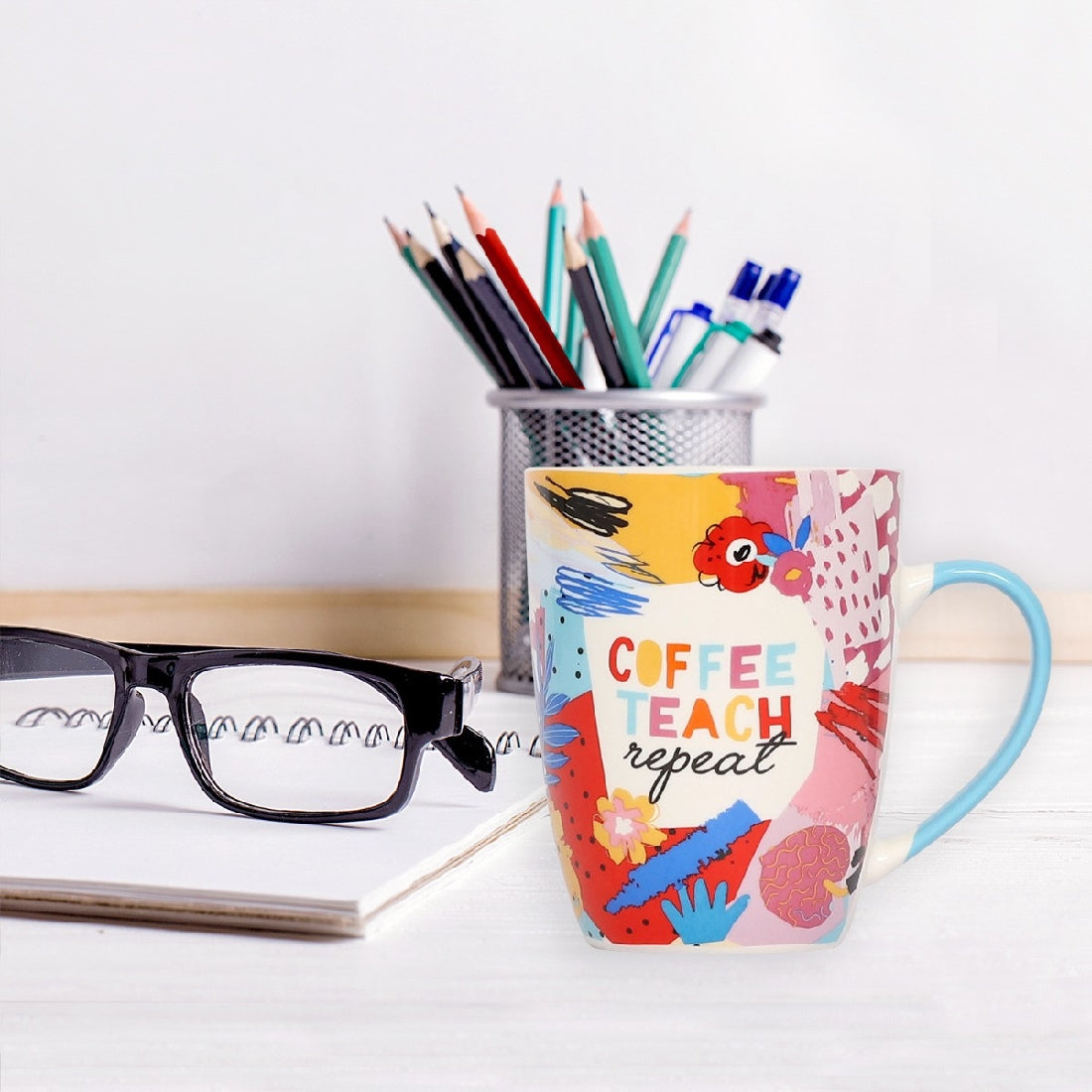 MUG COFFEE TEACH REPEAT