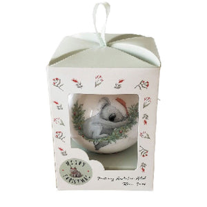 KOALA BAUBLE GIFT BOXED 7CM