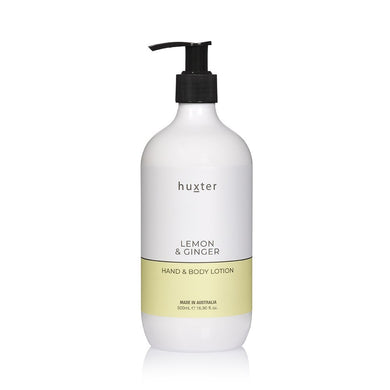 HAND AND BODY LOTION LEMON AND GINGER