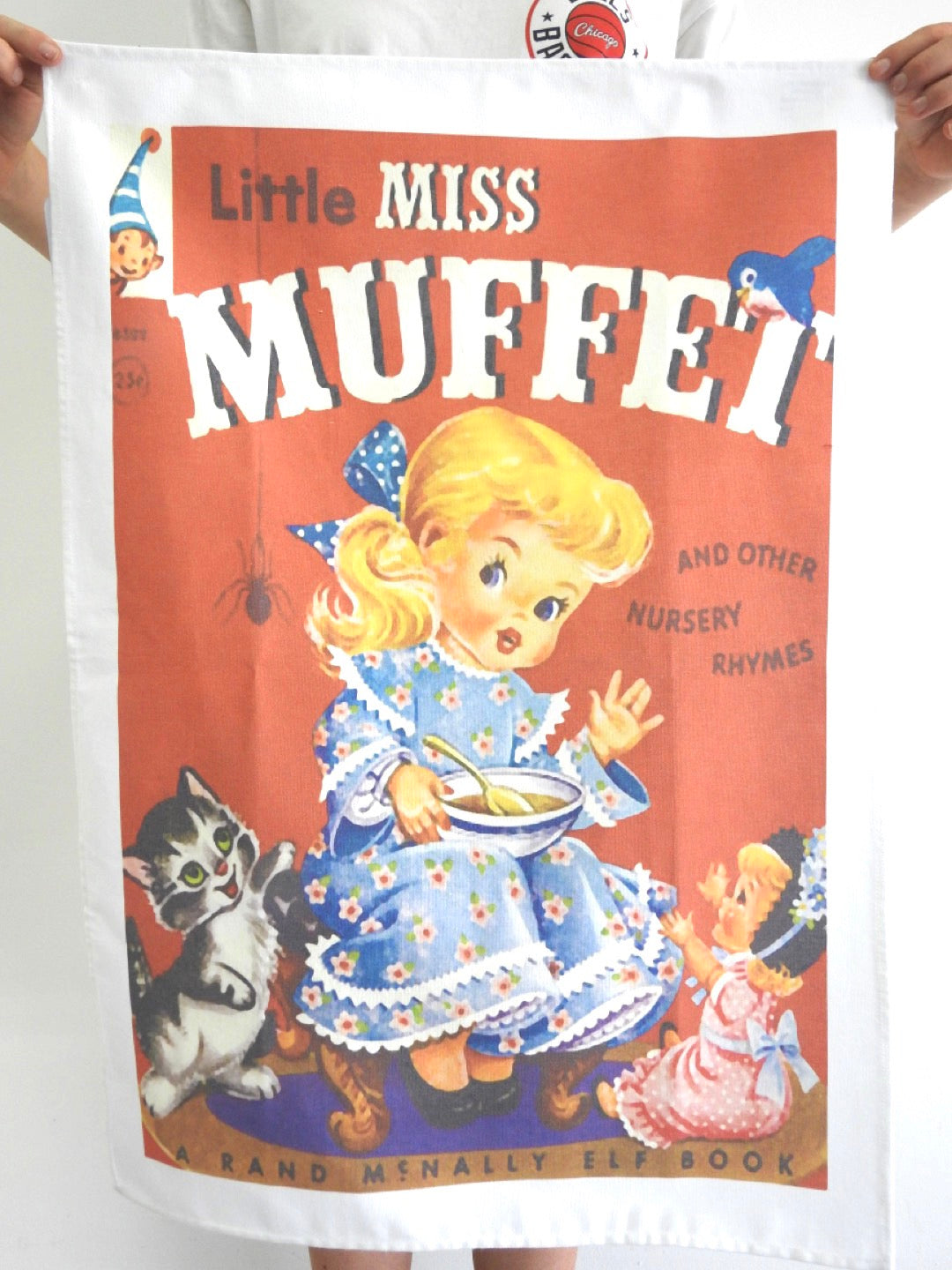 TEA TOWEL LITTLE MISS MUFFET