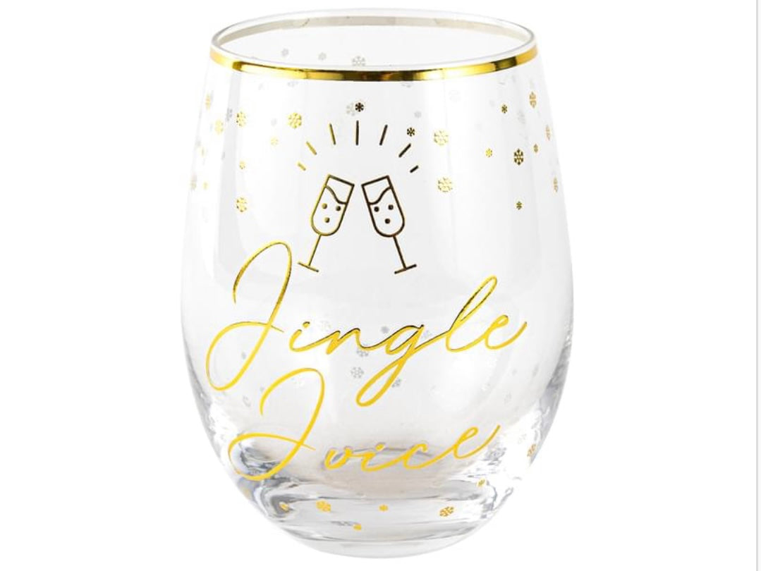 STEMLESS WINE GLASS JINGLE JUICE