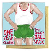 Load image into Gallery viewer, CARD SAGGY BALL SACK